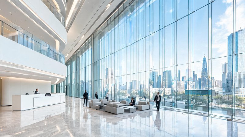 重庆玻璃幕墙建筑大厅