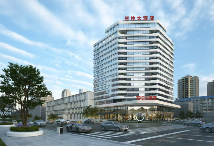 石柱县文旅综合体四星级酒店外装工程——锦雨丰打造康养休闲新地标